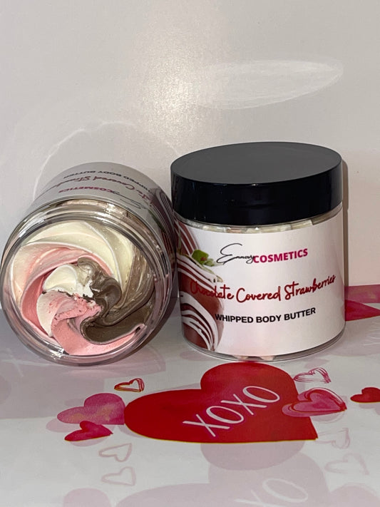 "Chocolate Covered Strawberries” Whipped Body Butter